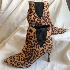 Leopard Print Booties